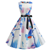 Платье с цветами