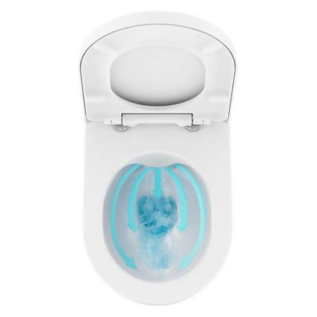 Унитаз подвесной Aragio с двойным сливом-2